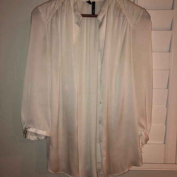 MNG suit Tops - Silk Button Up